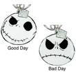 NBX Jack Skellington Colored Pewter Key Chain